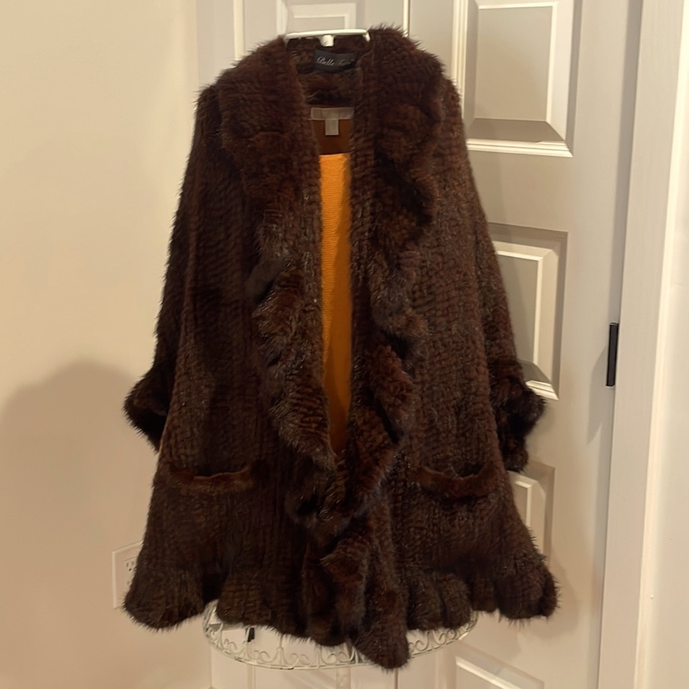 Belle fare mink fur stole